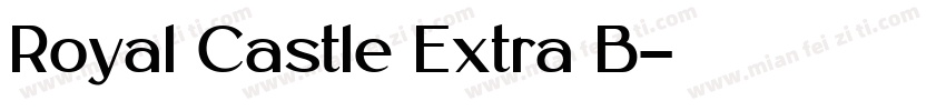 Royal Castle Extra B字体转换